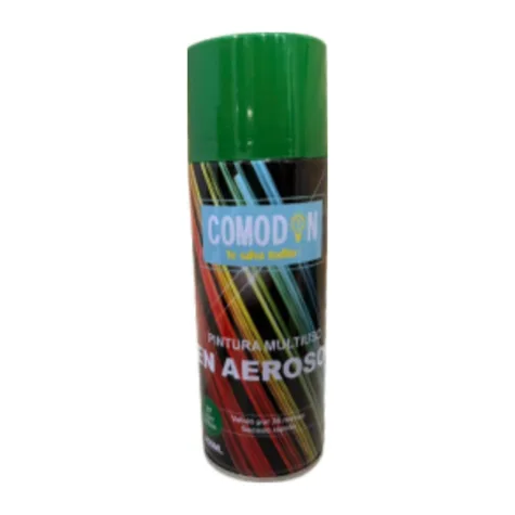 PINTURA AEROSOL COMODIN VERDE FLUO X12UN
