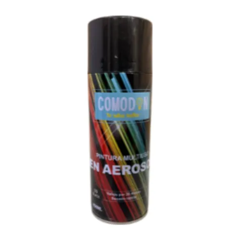 PINTURA AEROSOL COMODIN ALTA TEMP NEGRO X12UN