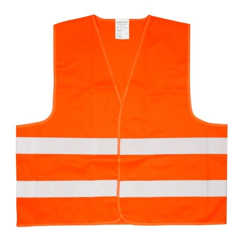 CHALECO P/ MOTO V-001 NARANJA  X200UN